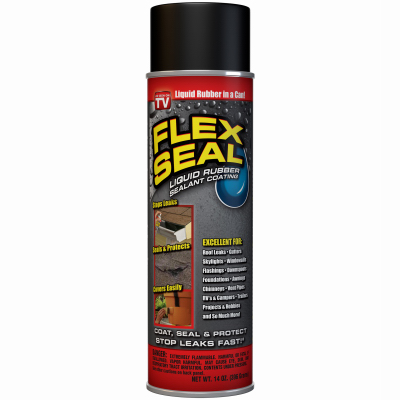 14oz Black FlexSeal Aerosol Seal