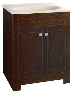 24-3/4x18 Oak Vanity