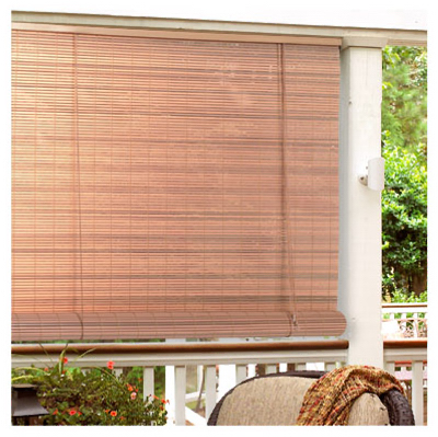 RADIANCE 3321236 Cord-Free Oval Roll-Up Exterior Shade, 72 in L, 36 in W,