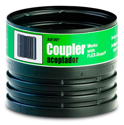 55020   Coupler 4" BLK Fem