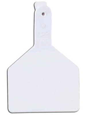 25PK WHT Cow Z Tag