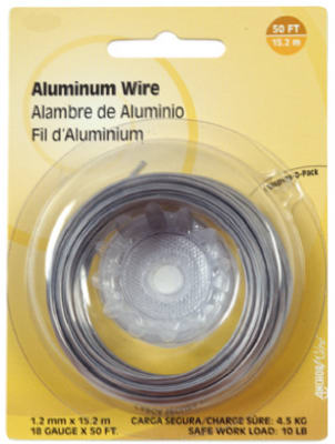 50' 18ga Aluminium Wire