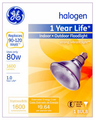 GE 90W Halo FLD Bulb