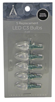 HW 5PK CW C3 LED Bulb