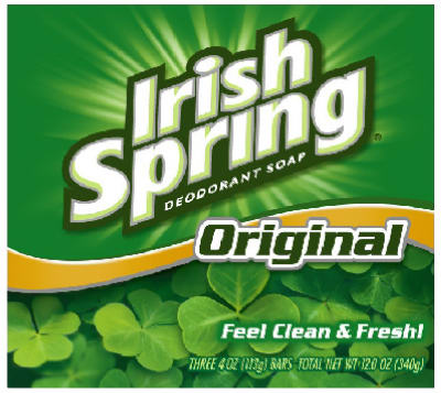 3) Irish Spring Soap