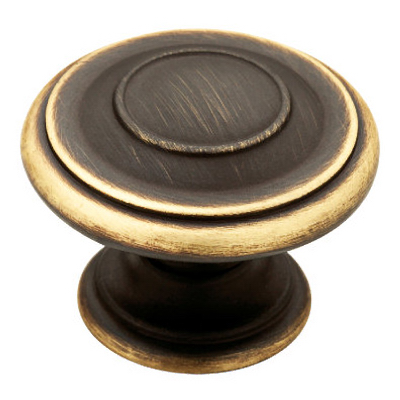 1-3/8 BRZ/GLD Harm Knob