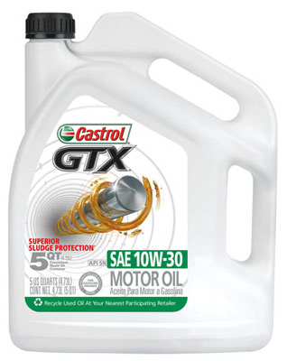 Castrol GTX 5QT 10W30 Oil