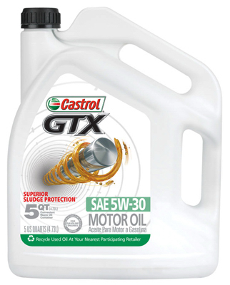 Castrol GTX 5QT 5W30 Oil