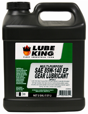 Lube King LU22842G Multi-Purpose Gear Lubricant Oil, 85W-140, 2 gal Pail
