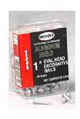 200PK ALU Oval Nail