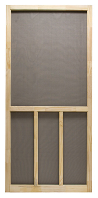 Aspen 30" Natural Wood Screen Door