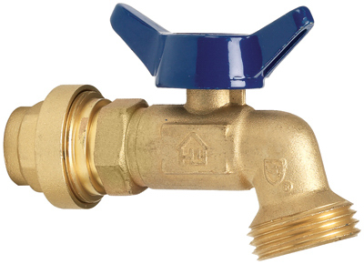 1/2x3/4 Push Bibb Valve