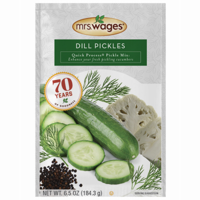 Mrs. Wages W621-J7425 Dill Pickle Mix, 6.5 oz Pouch
