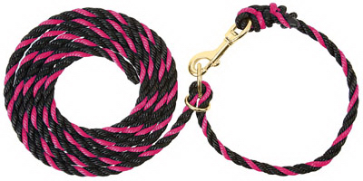 1/2x10PNK/BLK Neck Rope