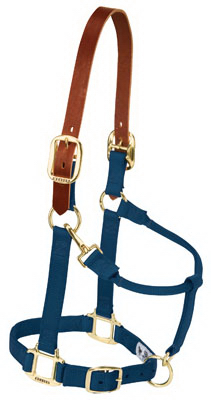 1"AVG Navy Break Halter