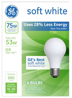 GE4PK 53W WHT Halo Bulb