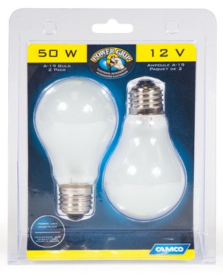 2PK 50W RV House Bulb