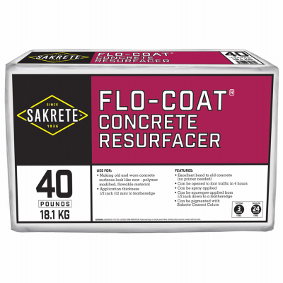 40LB FloCoat Concrete Resurfacer