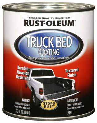 Qt BLK Truck Bed Liner Rustoleum