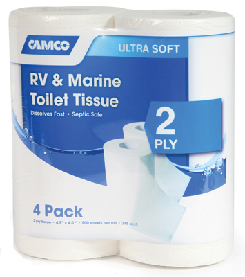 RV Toilet Tissue, 2 ply, 4 pk.