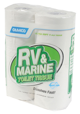 CAMCO 2-Ply RV Toilet Paper/Tissue, 4-pk