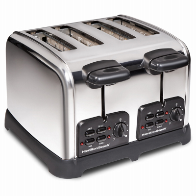 4 Slice Chrome Toaster