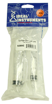 Syringe 20cc 4pk Disp