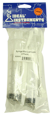 Syringe 60cc 2pk Disp