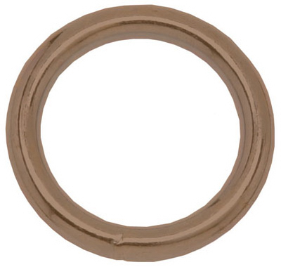 2" #7 Round Bronze Ring