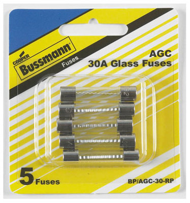 5pk AGC30 Glass Fuse