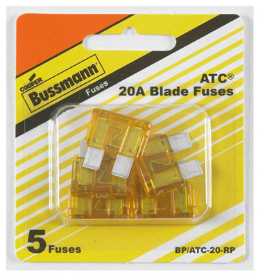 5pk ATC20 Blade Auto Fuse