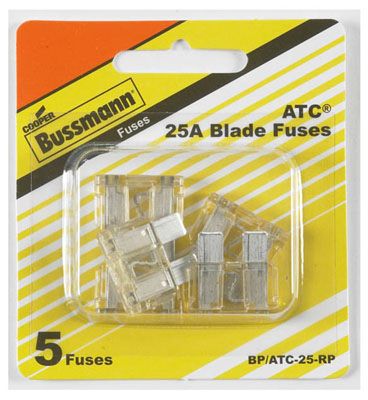 5pk ATC25 Blade Auto Fuse