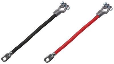 15" Black Top Post Cable
