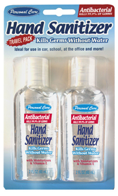 90846   Hand Sanitizer 2oz 2PK