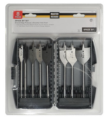 MM 8PC Spade Bit Set