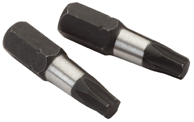 2) 1" T25 Torx Ins Bit