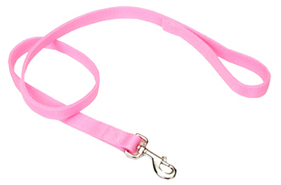 1x6 PNK DBL Nyl Leash