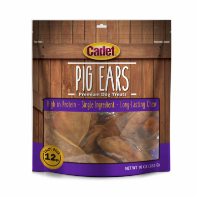 12PK Pig Ears Dog Treat