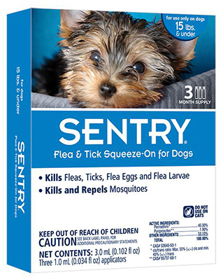 Sent 4CT 15LB Flea/Tick