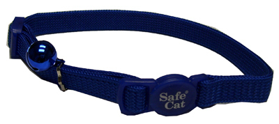 12" ADJ BLU Cat Collar