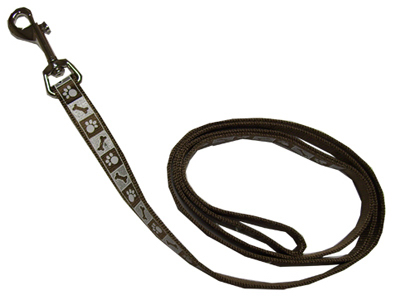 1" Chocol Refl Leash