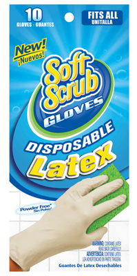 10CT Disposable Latex Gloves
