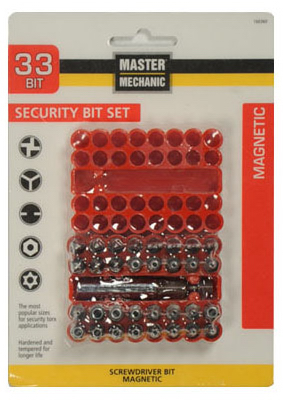 MM 33PC Secur Bit Set