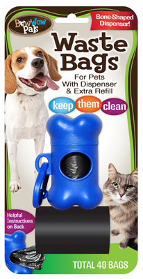 40CT Bow Wow Waste Bag