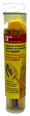 10PK Pencils & Sharpener