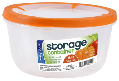 65OZ RND Plas Container