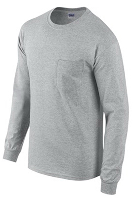 LG GRY L/S T Shirt