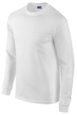 XXL WHT L/S T Shirt