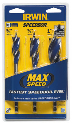 3pc Speedbore MAX Drill Bit Set