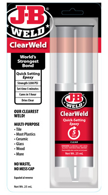 JB Clear Weld 25 ml Syringe